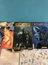Battlestar Galactica 3 Book Lot - Memorial, Adama Gambit & Cylon Apocalypse!