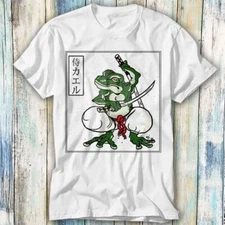 Samurai Ninja Frog Star T Shirt Meme Gift Top Tee Unisex 871