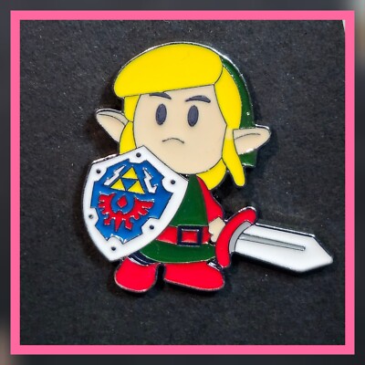 Nintendo Zelda 2D Link 1'' Enamel Pin