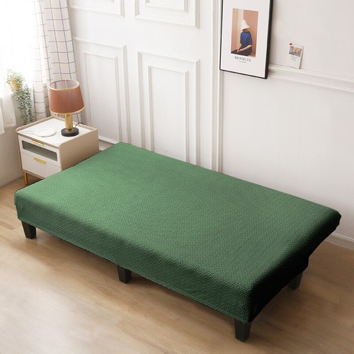 Elastic Fleece Jacquard Sofa Bed Cover Slipcover Armless Sofa Couch Protector - Picture 6 of 25