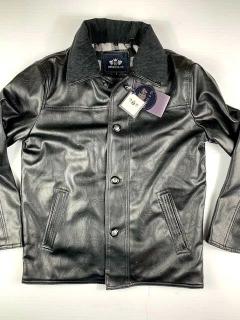 Emporio and co leather jacket sale