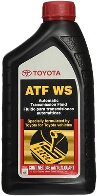 Genuine Toyota Lexus Automatic Transmission Fluid 1 Quart WS New Free Shipping