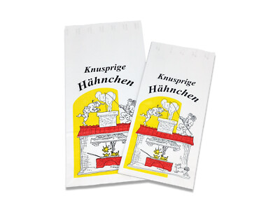 Hähnchenbeutel 3-lagig Alu Warmhaltebeutel - 1/2 1/1 Hähnchentüten - Max&Moritz