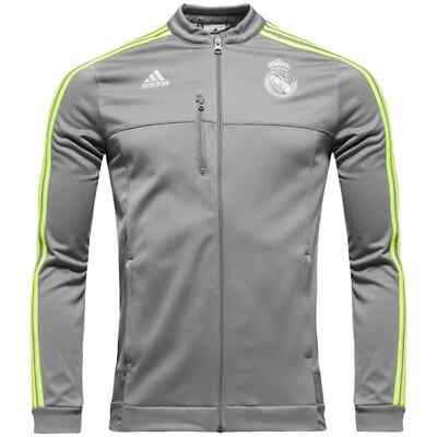 Jaqueta Adidas Real Madrid 2015/16 hino cinza masculina GG