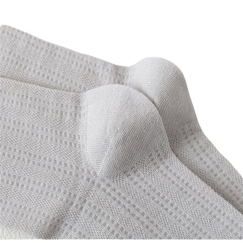 5 Pairs Women Cotton Breathable Knee-high Stockings Summer Thin Mesh Knee Socks  - Picture 9 of 20