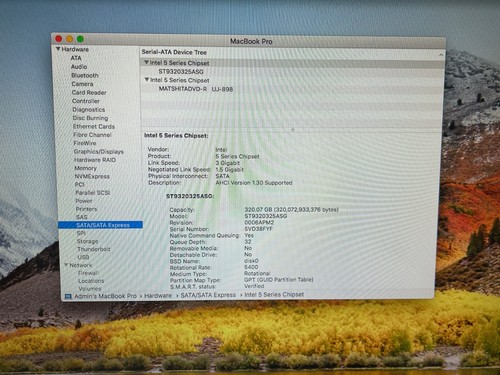 Apple MacBook Pro 15" Laptop 2.4GHz Core i5 - 8GB - 320GB HD - ONLY 11 Cycles - Picture 18 of 21