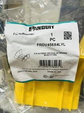 FROV456X4LYL (Panduit) 6X4 FIBERRUNNER OUTSIDE VERTICAL ANGLE FITTING, 45 DEGREE