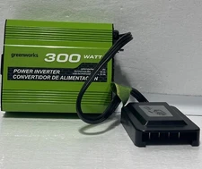 Greenworks 40V 300W Portable Power Inverter – Sine Wave, USB Output, Model 2988