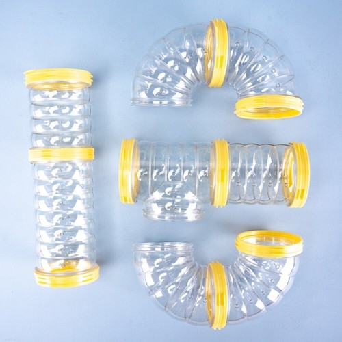 Randomly Spliced Hamster Cage Pipes Guinea Pig Movement Tunnel for Small Pets - Photo 13/14