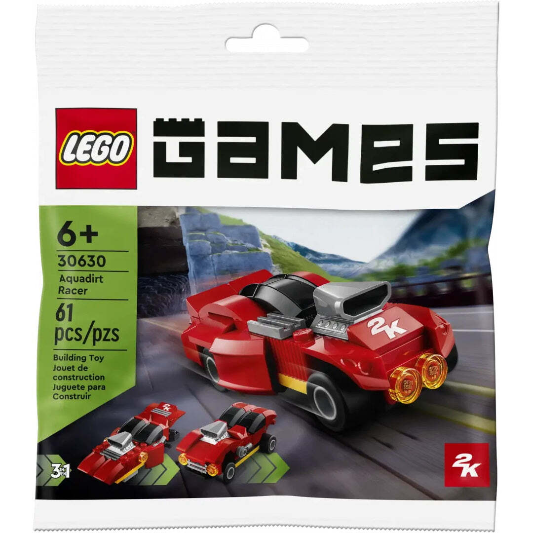 LEGO Games: 2K Drive Aquadirt Racer - строительный набор из 61 детали 3 в 1 [#30630 6+]