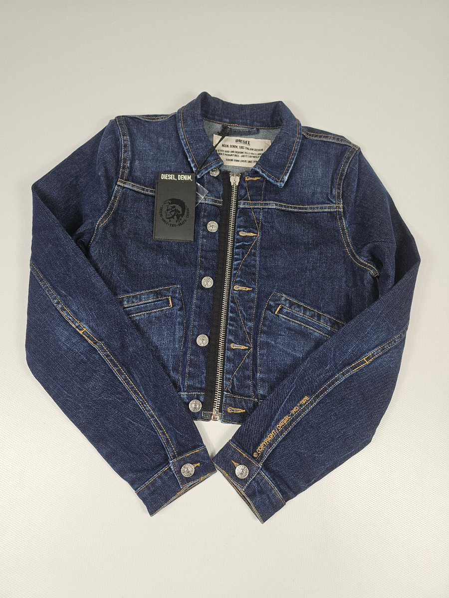 Diesel De-Blondy Jeans JACKET Jeansjacke denim blue Größe S