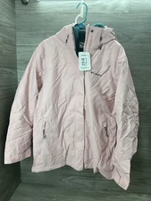 Columbia Pink Teal Bugaboo ll Fleece Interchange Jacket Women 2X NWT