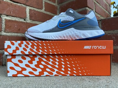 Nike Renew Run 2 Blue Gray Road Running Sneaker Shoe Men Size 6 Style CU3504-003