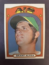 1972 Topps #383 Brant Alyea Oakland Athletics
