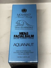 Mosheko Aquanaut Dead Sea Mineral Men's Facial Balm for All Skin Types - NEW