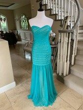 398 NWT AQUAMARINE LA FEMME SEQUIN PROM/PAGEANT/FORMAL DRESS/GOWN 18949 6