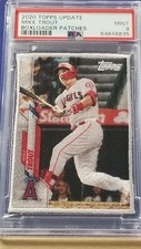 Mike Trout - 2020 Topps Update Boxloader Patches   PSA 9