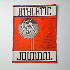 Athletic Journal Sports Magazine 1934 December Athletes