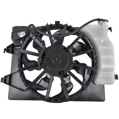 For Hyundai Accent 2018-2022 Kia Rio Radiator Cooling Fan+Shroud Black Brand New