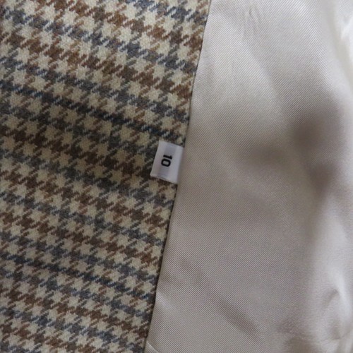 Orvis houndstooth one button blazer coat sz 10 euc - Picture 3 of 5