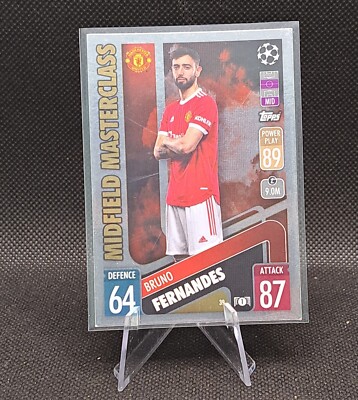 Bruno Fernandes Karte - Masterclass - Man Utd - Topps Match Attax - 2021/2022 -#39