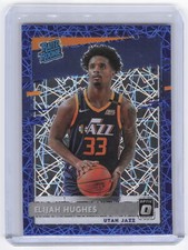 2020-21 Donruss Optic #192 Elijah Hughes Blue Velocity