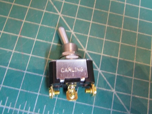 1 – Carling 2420R Toggle Switch Off-On-Momentary Connect 10A 250VAC, 15A 125VAC - Picture 3 of 7