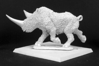 1x NHOOLYAN BEAST - WARLORD REAPER Figur Miniatur JDR RPG Nashorn 14221