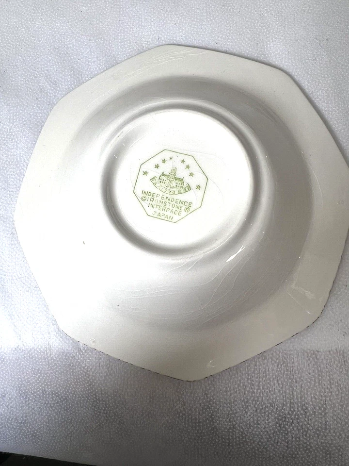 Juego De 7 Cuencos De Colección Independence Ironstone Sopa De Caña Marrón Cereal Desierto Foto 4 de 4