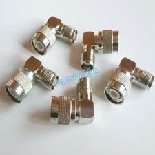 1Pcs TNC Male Plug To TNC Female Right Angle Adapter RF Connector Antenna Router