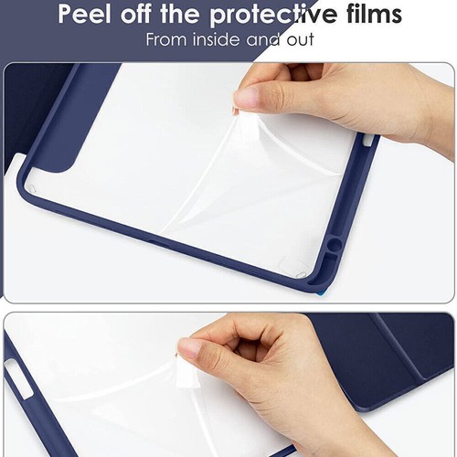 Smart Case For 2025 NEW iPad Air 11" M3/ iPad Pro 11 inch 2024 Clear Back Cover - Picture 60 of 75