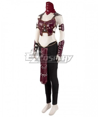 HOT Mortal Kombat 11 Mileena Cosplay Kostüm @ - Bild 5 von 8