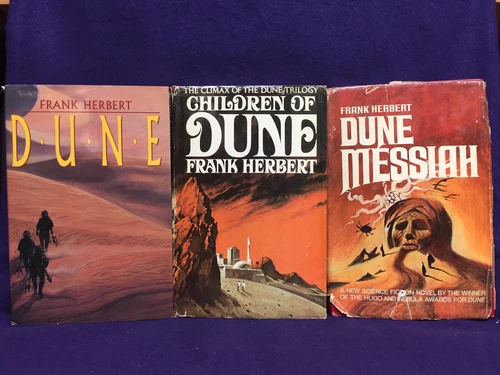 Dune Saga original Trilogy  Ω Vintage HB, 1st Editions, New-VG-Good, Free Ship