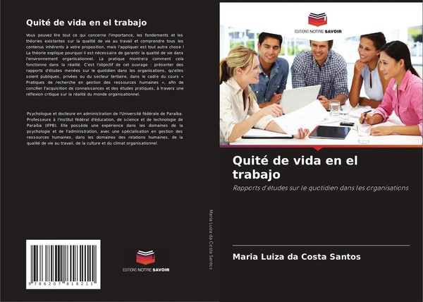 Quité De Vida En El Trabajo Maria Luiza Da Costa Santos Taschenbuch FranzöSisch-image