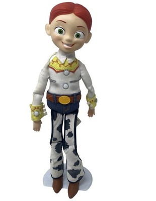 Thinkway Disney Toy Story Pull String Jessie Doll 13'' Talking Cowgirl TESTED