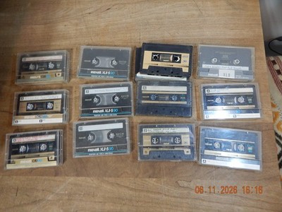 Lot Of 12 Maxell XLII 90 Epilaxial Sold As Blanks VTG & Others