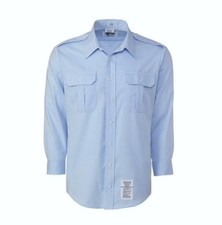 United States Air Force USAF Service Regulation Shirt Long-Sleeve Blue Uniform