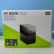 Western Digital My Book Duo 4TB Dual Hard Drive External HD