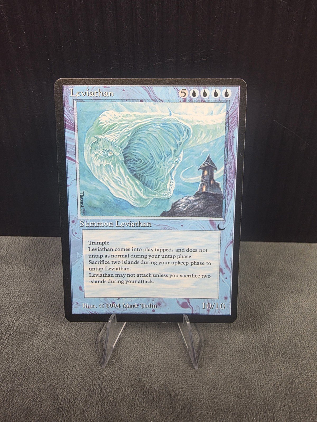 1994 Magic The Gathering Leviathan X (1) The Dark MTG Ex/LP Vintage B-2