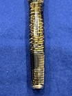 Vtg 1940's Brown W/Gold Pearl Stripes Parker Vacumatic Fountain Pen 14k Nib — photo 3