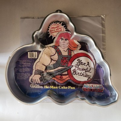 Wilton HE-MAN Masters of the Universe Cake Pan Vintage 1983 Model 2105-3184