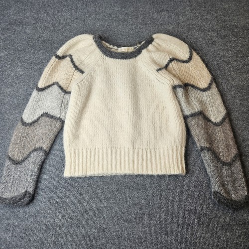 Maglione Love Shack fantasia Aspyn misto alpaca manica lunga grigio nuvoloso taglia small - Foto 3 di 7