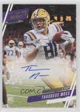 2020 Chronicles Draft Picks Prestige Signatures Red Thaddeus Moss #20 Auto 08xm