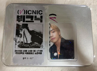BTS V VICNIC LAYOVER 2023 Fan Meeting GIFT SET Photocard, Ticket