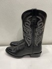 Dan Post Mignon Western Boots - Round Toe Men's US 10.5D, Black