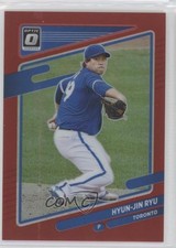 2021 Panini Donruss Optic Red Prizm 49/60 Hyun-Jin Ryu #172 pm5