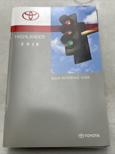 2018 Toyota Highlander Owner Manual - Picture 5 of 9