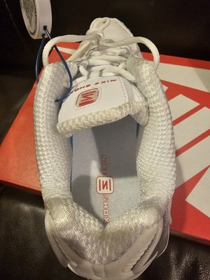 Nike WMNS Shox TL Y2K Runner Workout Trainer Causal White Silver AR3566-100 5.5