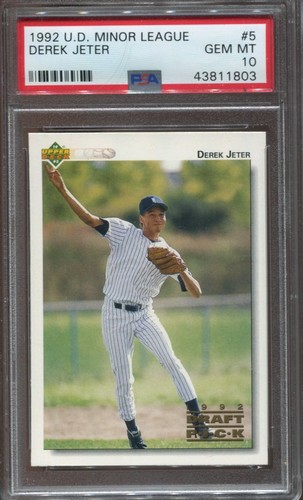 Derek Jeter #5 1992 Upper Deck Minor League card