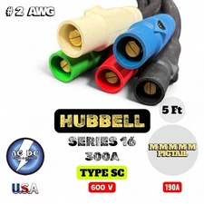 CAM LOCK SET #2 TYPE SC Entertainment Generator Power Cable Panel Tails 5' MMMMM